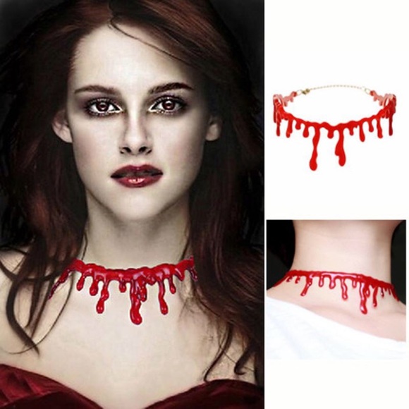 👻 Awesome “Blood drip" choker 🩸 - Picture 6 of 8